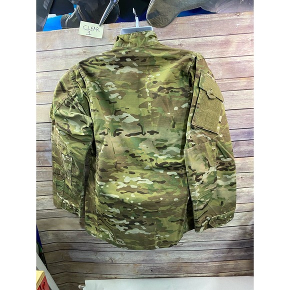 Men's PROPPER Military Coat Jacket, Green Pockets Size M/R Long Sleeve, NWOT - Picture 2 of 11